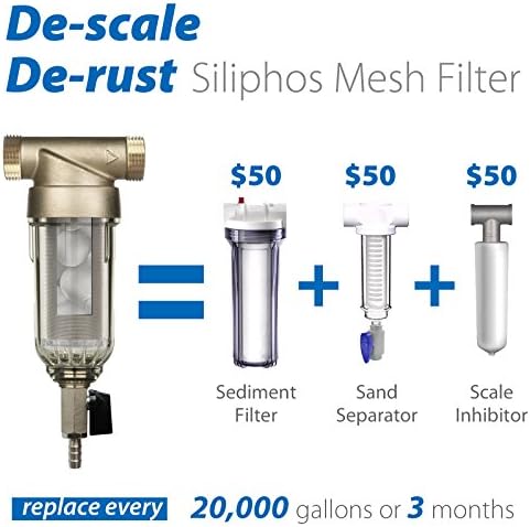 iSpring FWSP1000SL Filter Replacement Cartridge, 1000 Micron, Chrome - Image 3