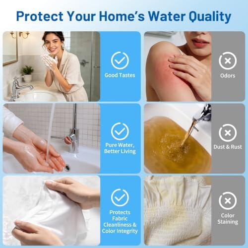 3 Stage Whole House Water Filter System with 3 Sets of Filters, 10"x2.5" - Image 6
