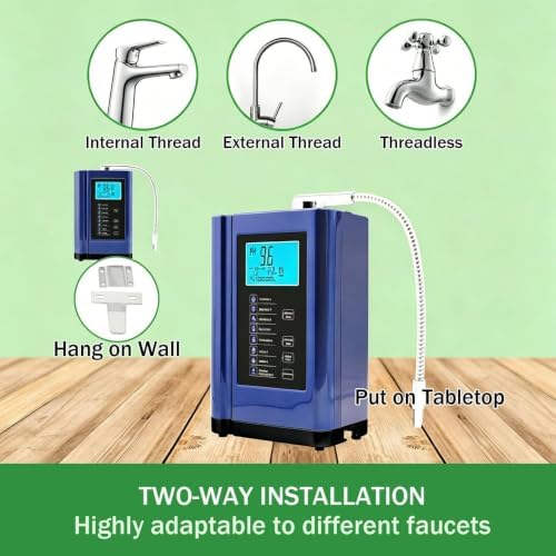 Alkaline Water Ionizer Machine for Home, pH Adjustable 7 Settings Filter - Image 3
