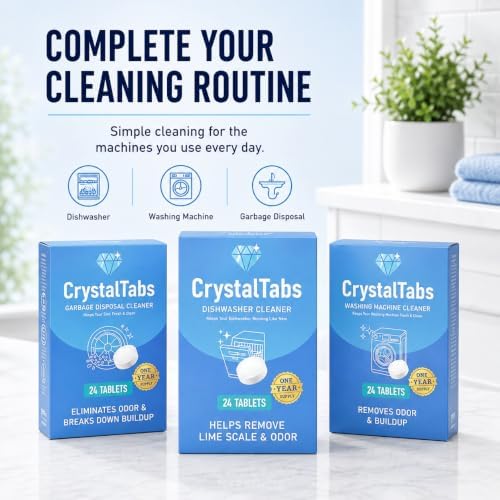 Dishwasher Cleaner Tablets – Deep Clean Descaler – Fragrance-Free – Removes Lime Scale, Hard Water & Odor – 24 Count Year Supply - Image 6