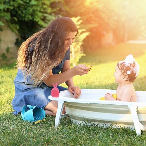 3pcs Baby Kids Silicone Shower Brush Gentle Massage for Bath Time Xmas - Image 3