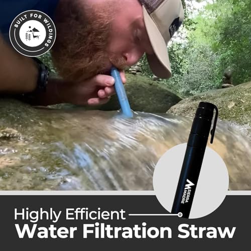 Sierra Madre Survival Bundle – Pure Water Straw with Emergency Mylar Sleeping Bag – Ultralight, Portable Gear for Camping, Hiking & Emergency Preparedness - Image 3