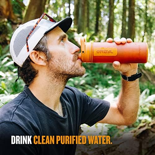 GRAYL UltraPress 16.9 oz Water Purifier & Filter Bottle, Mojave Redrock - Image 5