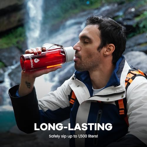 SurviMate 5-Stage 0.01μm Ultra-Filtration Filtered Water Bottle BPA-Free - Image 6