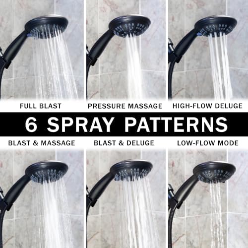 Aqua Elegante Luxury Handheld Shower Kit - 1.8 GPM - Oil-Rubbed Bronze - Image 2