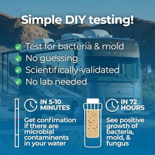 Detekt RV Freshwater Test Bacteria/Mold, Camper Water Filter Test (USA) - Image 2