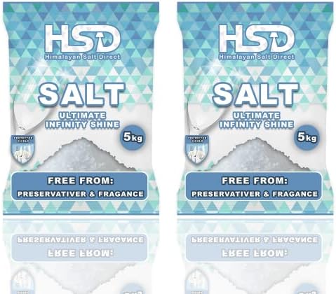 5kg dishwasher salt, dishwasher detergent salt with pre-soaking action, water softener salt (Pack Of 2) by Unknown