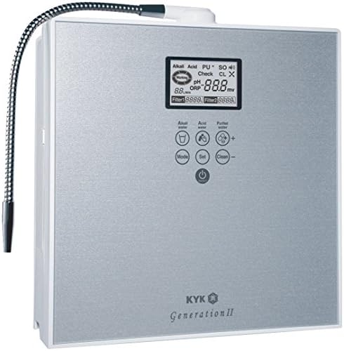 KYK Generation 2 Alkaline Water Ionizer Machine 7 Plates Dual Filtration by Unknown