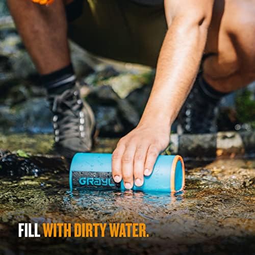 GRAYL GeoPress 24 oz Water Purifier & Water Filter Bottle, Bali Blue - Image 5