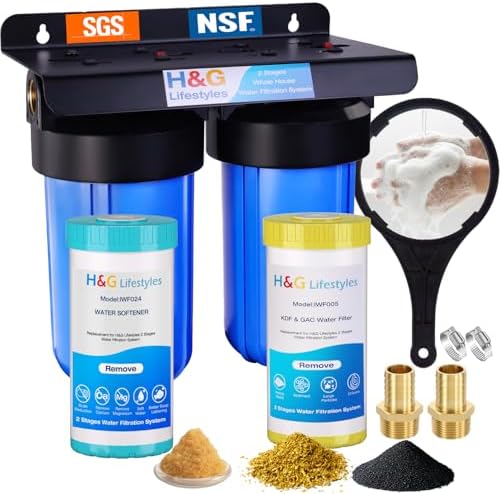 H&G Lifestyles Whole House Water Filter and Softener Filtration System by HGLifestyles