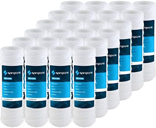 SpiroPure SP-CW5 10x2.5 5 um Water Filter SWC-25-1005 CW-5 155877-43 (24PK) by SpiroPure