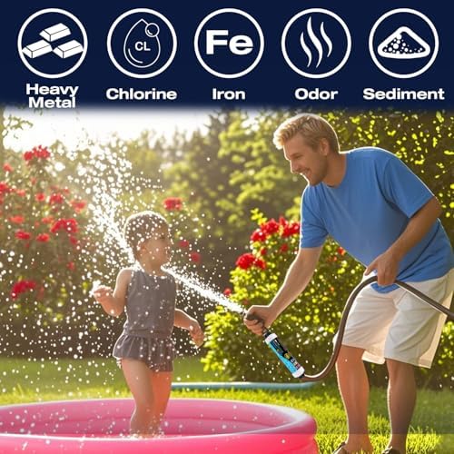 H&G lifestyles Heavy Metal Iron Filter for Garden Hose,Up to 10,000 Gallons - Image 5