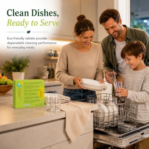 Sonett Dishwasher Cleaning Tablets, Deep Clean Fresh Scent - 18 oz (5 Pack) - Image 4