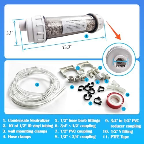 Condensate Neutralizer Kit Compatible with Rinnai 804000074 - Image 4