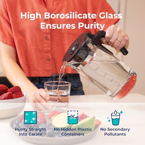 Bluevua RO100ROPOT(UV) Reverse Osmosis System Countertop Water Filter, with One Extra ROPOT Replacement Carafe, Bundle - Image 7