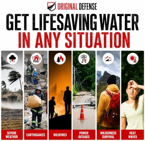 Original Defense® FiltrateMate Portable Water Filter Straw – High-Performance Nanofiber Filtration for Emergency Preparedness, Hiking, and Camping – Purifies up to 1,000 Liters - Image 6