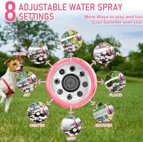 Premium Dog Washing Hose Attachment, Dog Shower Attachment with Pet Grooming Glove, 8-in-1 Sprayer Garden Hose Nozzle with Soap Dispenser Bottle for Garden, Pet Shower and Car Wash - Image 2