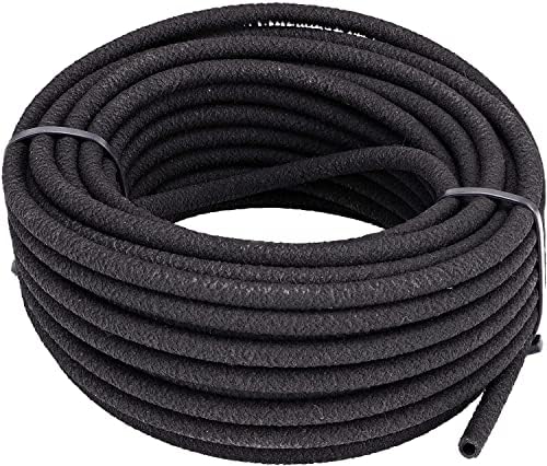 Raindrip 015005T 1/4-Inch by 50-Foot Soaker Hose Tubing for Drip Irrigation, Use in Vegetable Garden, Planters, and Borders, 50-Foot, Black by Raindrip