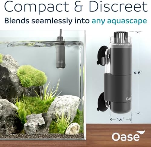 OASE CrystalSkim 350 Surface Skimmer for Freshwater and Marine Aquariums – Compact Internal Filter for Film Oil and Debris Removal, Quiet, Adjustable Flow, Shrimp-Safe, for Tanks up to 92 Gal / 350 L - Image 2