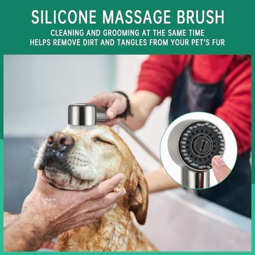 High Pressure 3 Mode Dog Shower Attachment with ON/OFF Switch - Image 3