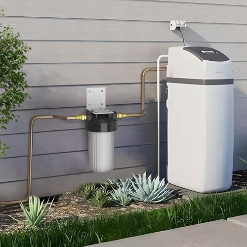 4-Stage Whole House Salt-Free Water Softener Alternative, Scale Prevention Water Filter with 3/4" Metal Ports, Compact 25K Gallons Capacity for Chlorine, Iron, Manganese, Sediment, Taste & Odor - Image 7
