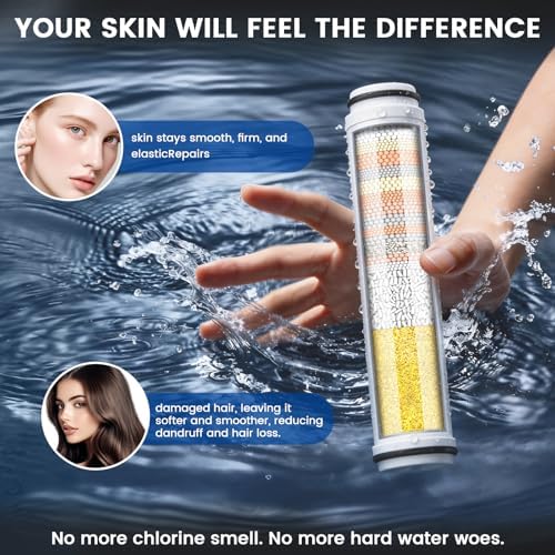 Shower Filter Compatible with FEELSO Shower Head Filter Replacement (6) - Image 7