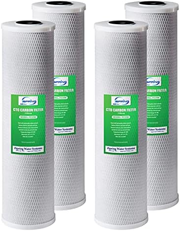 iSpring FC25B 20" x 4.5" Whole House Water Filter, 4-Pack by iSpring