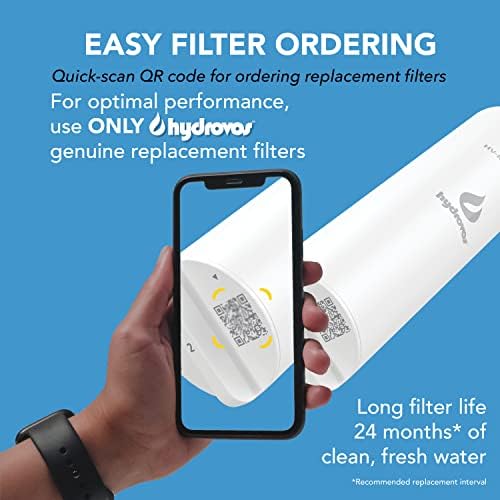 HV-RO1400-ROM Filter, Replacement Cartridge #2 Fits Only HV-RO1400-OD Tankless Reverse Osmosis System, 2 Years Filter Life, Easy DIY Filter Changes, Reduces Over 95% Dissolved Contaminants - Image 4