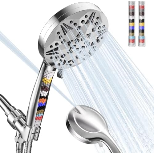 Clarston Filtered Shower Head With Handheld High Pressure 10 Spray Modes by Clarston
