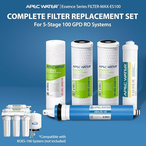 APEC Water FILTER-MAX-ES100 Replacement Filter Set, High Capacity, 100 GPD - Image 2