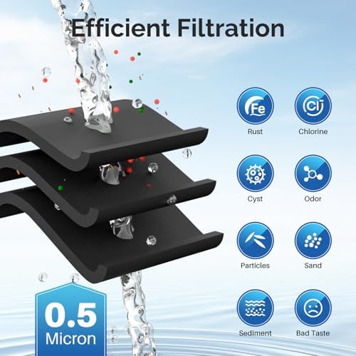 ICEPURE EDR3RXD1 Water Filter Replacement for 4396841, Filter 3, 4 PACK - Image 4
