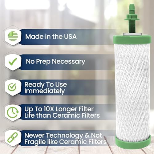 Aqua Sterling Purification System - High Capacity, Clear Gravity-Fed Water Filtration System - Drinking Water Filter System - Image 4