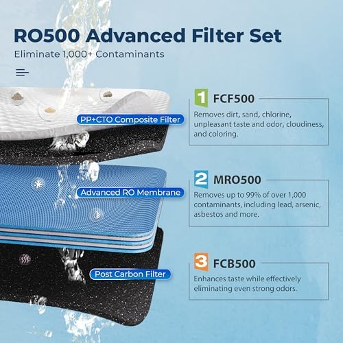 iSpring RO500-ORB Reverse Osmosis System, NSF/ANSI 58 Certified, 500 GPD - Image 4