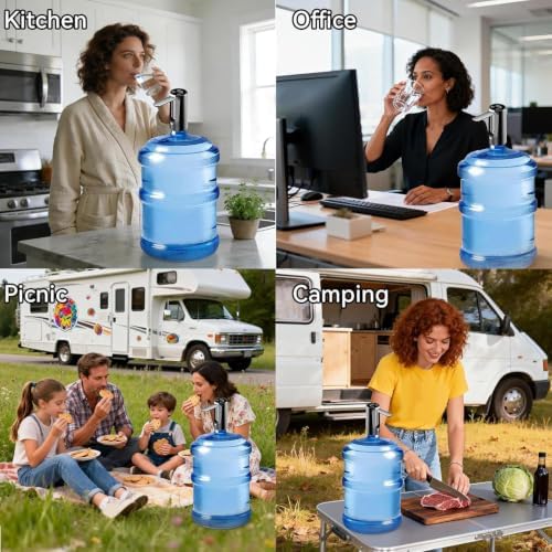 Pump for Water, Jug 4-Modes Rechargeable, Automatic Drinking Faucet - Image 5