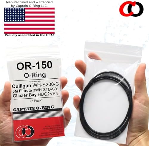 Captain O-Ring - Replacement for Culligan OR-150 Water Filter Housing ORing Gasket Seal (3 Pack) [for WH-S200-C, 3WH-STD-S01, HDG2VS4] - Image 6