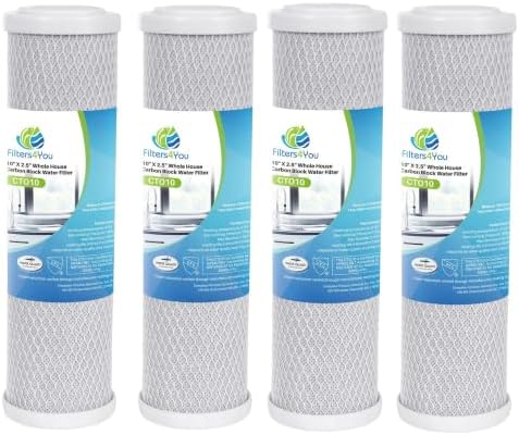 CFS RO Carbon Block Cartridge for HDLORF4 FX12P GXRM10RBL PNRV12-4 Pack by CompleteFiltrationServices