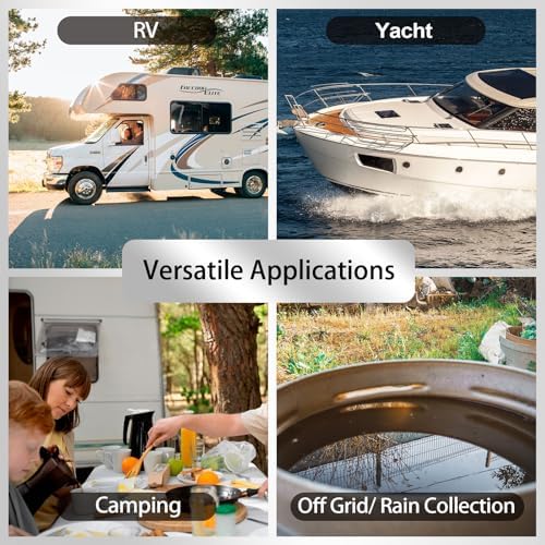 WASSERMANN RV Water Pump 12V DC 4008-101-A65/E65 Replacement, 3.0 GPM 55PSI, Quiet Pump with Pressure Switch for Camper RV Shower Garden Industrial Yacht Sprayer Food Truck Travel Trailer Water Pumps - Image 5