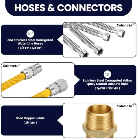 3/4 Inch Tankless Water Heater Valve Kit - Image 5