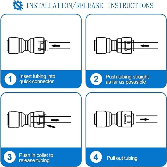 Refrigerator Water Line Kit - 30FT Tubing & Quick Fittings for Ice Maker - Image 7