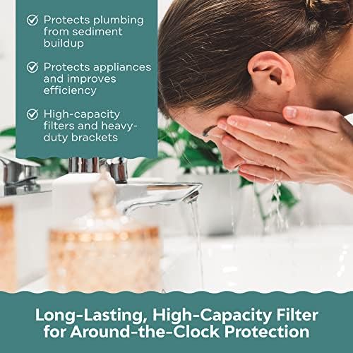 Applied Membranes Inc. 2-Stage Whole-House Water Filter System, 1-Micron and 5-Micron 4.5-Inch by 20-Inch Filters - Image 6