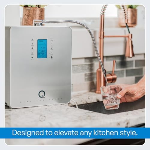 Tyent - Q-Series Water Ionizer - Dual Filtration System - Hydrogen Enhanced Water Purification - Adjustable pH Settings - Backlit Color Touch Panel & Auto-Flow Stop - Image 4