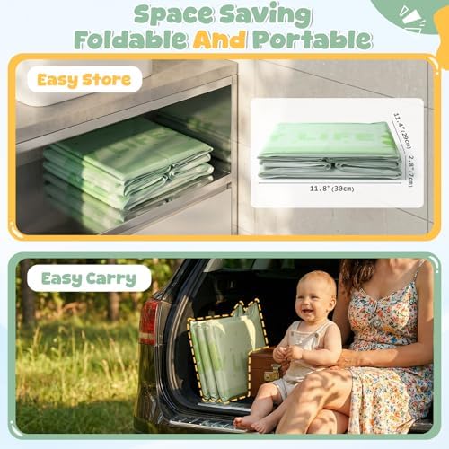 Orzbow Portable Toddler Bathtub with Temperature Sticker & Side Drain Plug - Image 5