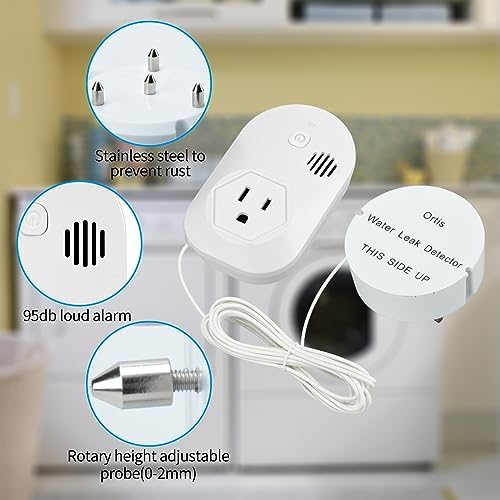 Ortis Water Alarm Leak Detector, 95 dB Loud Alarm, Prevent Serious Floods and Water Damage - Image 4