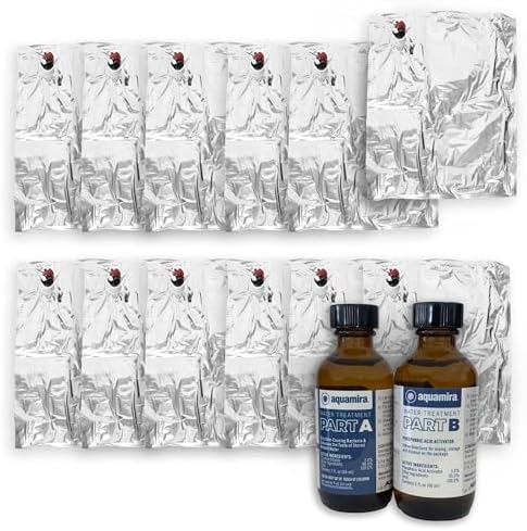 Long Term Water Storage System, BPA Free Water Bags, 5 Year Shelf Life | 60 Gallon Refill Set (NO Boxes Included) by EmergencyZone