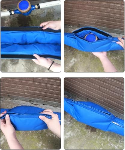 Ciieeo Backflow Preventer Insulation Cover Pipe Insulation for Winter Freeze Protection Thick Cover for Outdoor Water and Pipes Easy Installation for Indoor and Outdoor Use - Image 7