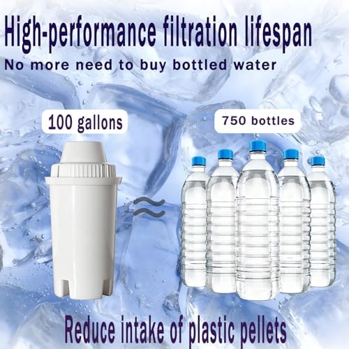 water filter dispenser Countertop water purifier System 3.1 Gallon Glass water filter with Wooden Stand and 1 Filters for Home and Office - Image 7