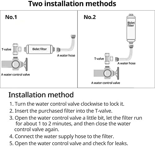 Bidet Ion Filter Replacement – Advanced Water Filter for Bidet Toilet, Shower, Sink - Bidet Seat Water Filter for ½-inch Water Hose – No Tool Installation – 4-6 Month Replacement - 4 Pieces - Image 6