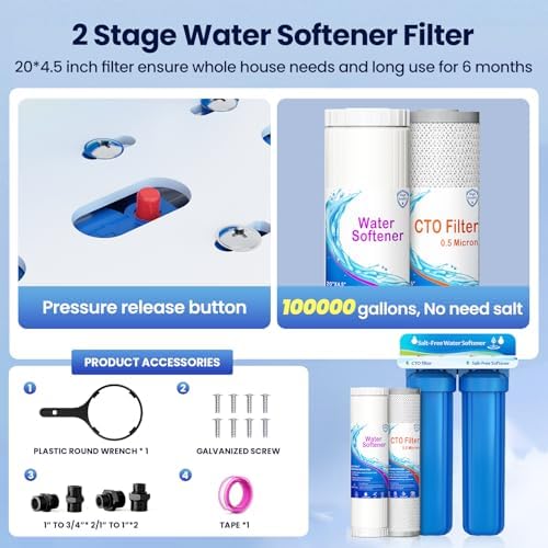 Whole House Salt Free Water Softener, Prevent Water Scale - Image 7