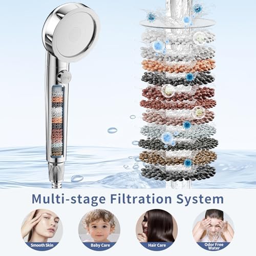 SINGSUO Bathtub Faucet with Sprayer, Metal Tub Tap with Sprayer (Chrome) - Image 3