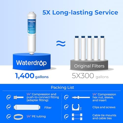 Waterdrop INL Inline Water Filter for Refrigerator and Ice Maker - Image 3